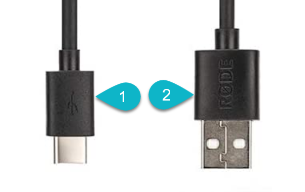 Rode Kabel: USB-C auf USB-A